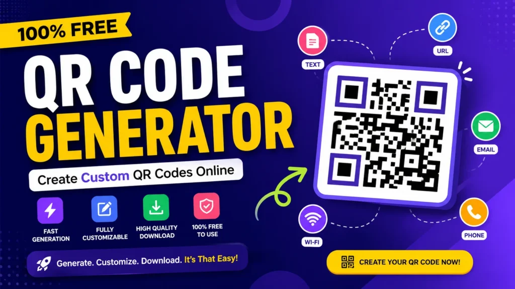 Free QR Code Generator – Create Custom QR Codes Online