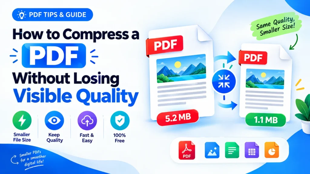 How to Compress a PDF Without Losing Visible Quality | Free Converter Lab