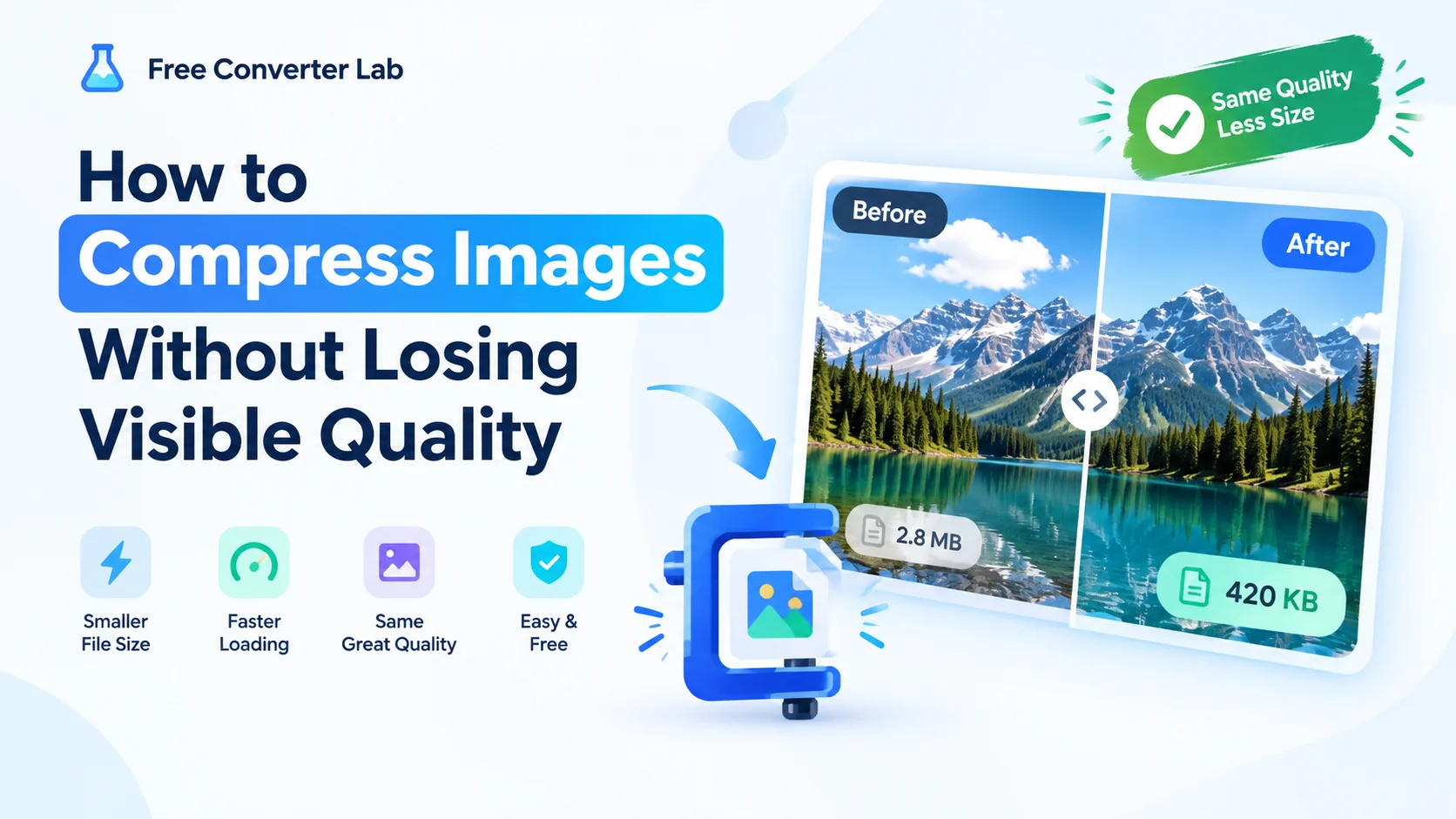 How to Compress Images Without Losing Visible Quality | Free Converter Lab