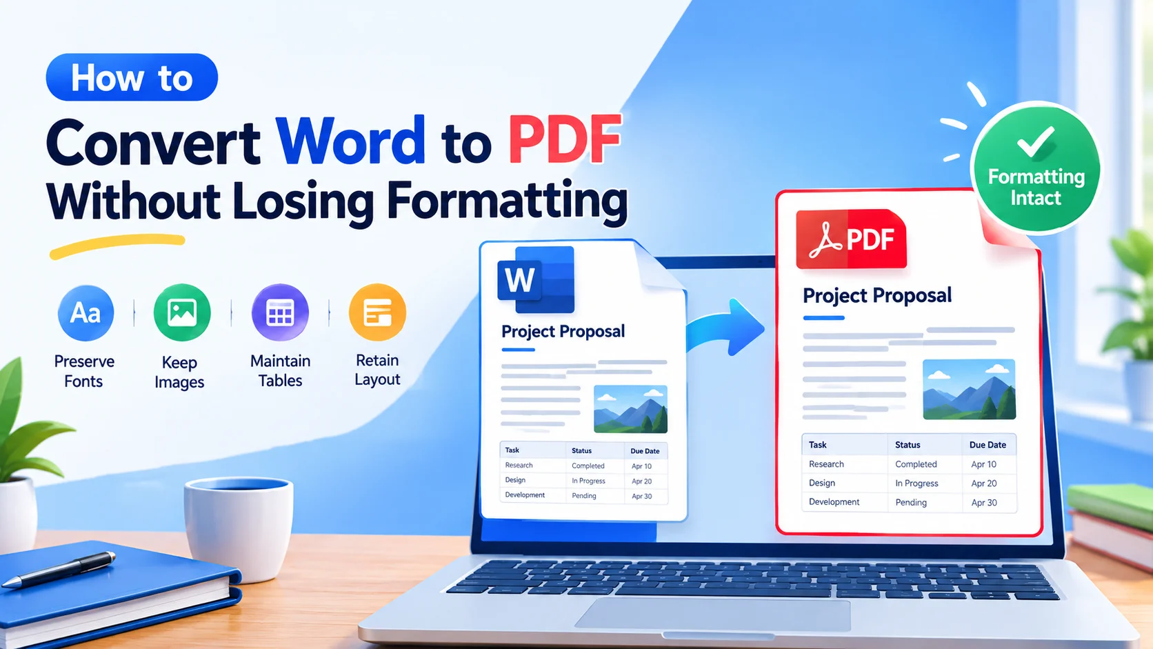 How to Convert Word to PDF Without Losing Formatting | Free Converter Lab