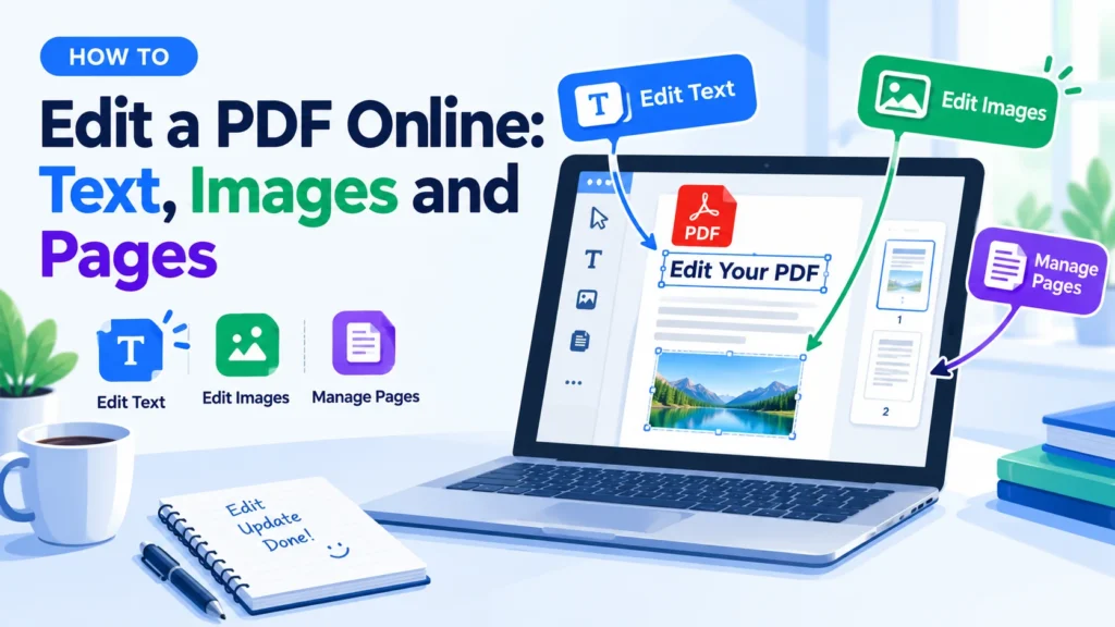 How to Edit a PDF Online Text, Images and Pages | Free Converter Lab