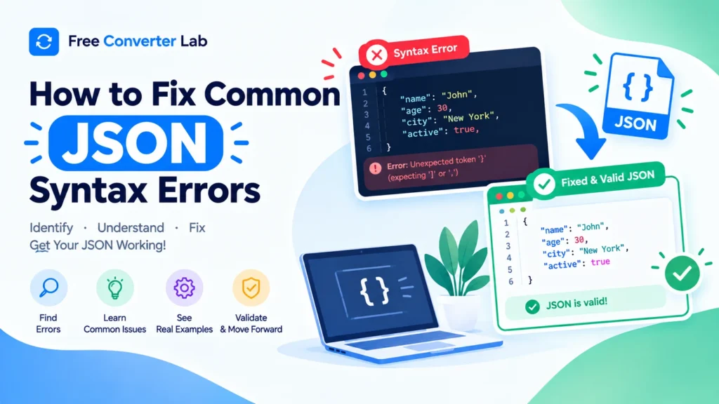 How to Fix Common JSON Syntax Errors | Free Converter Lab